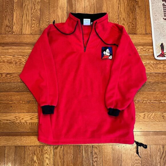Y2K Mickey Mouse quarter zip‎ - Picture 1 of 5